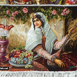 سجادة الفتاة القاجارية
