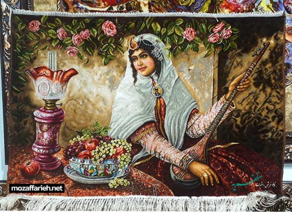 سجادة الفتاة القاجارية