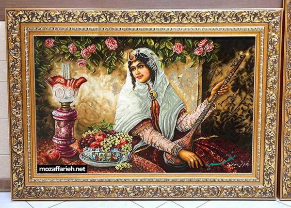 سجادة الفتاة القاجارية