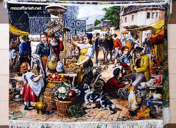 سجادة سوق بائعي الفاكهة