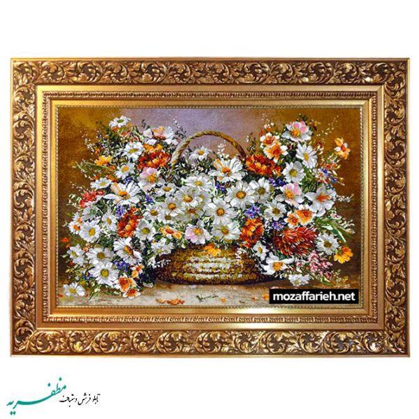 سجادة سلة الزهور الجميلة