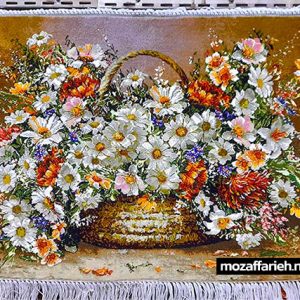 سجادة سلة الزهور الجميلة